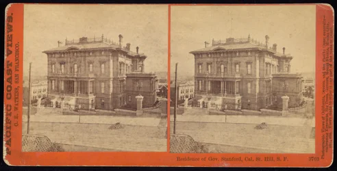 Residence of Gov. Stanford, Cal. St. Hill, S.F.